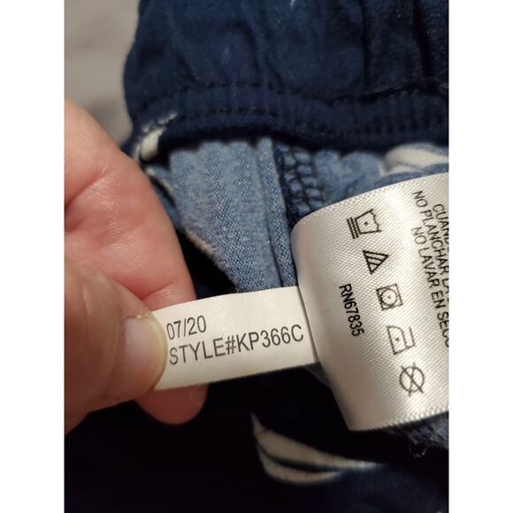 Nautica Men’s Sleepwear Lounge Pants – Navy with Sailboat Print – Size L - Picture 8 of 12